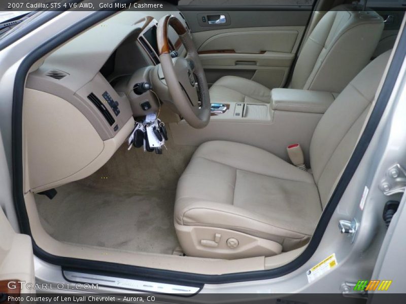 Gold Mist / Cashmere 2007 Cadillac STS 4 V6 AWD