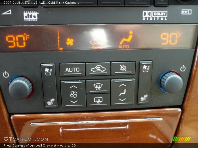 Gold Mist / Cashmere 2007 Cadillac STS 4 V6 AWD