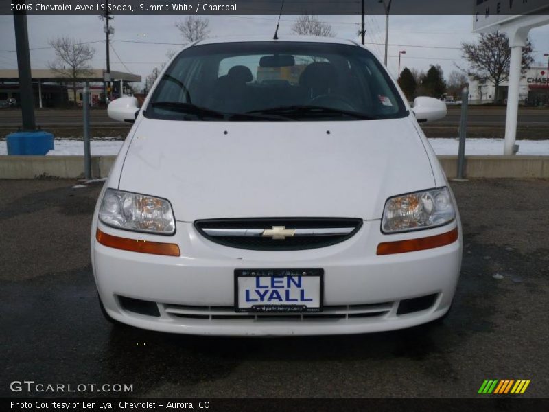 Summit White / Charcoal 2006 Chevrolet Aveo LS Sedan