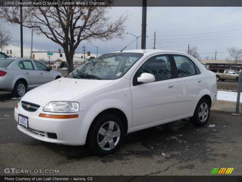 Summit White / Charcoal 2006 Chevrolet Aveo LS Sedan