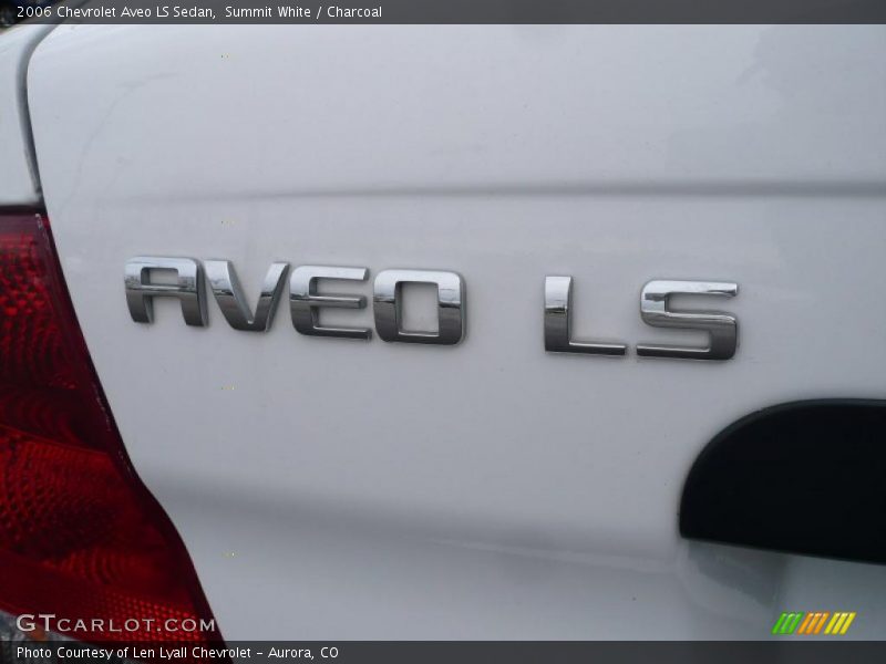 Summit White / Charcoal 2006 Chevrolet Aveo LS Sedan