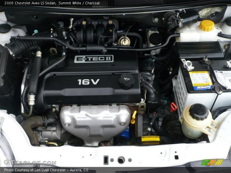 Summit White / Charcoal 2006 Chevrolet Aveo LS Sedan