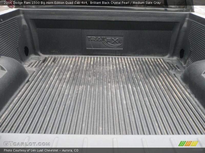 Brilliant Black Crystal Pearl / Medium Slate Gray 2006 Dodge Ram 1500 Big Horn Edition Quad Cab 4x4