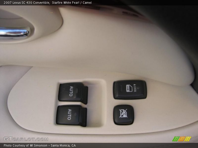 Starfire White Pearl / Camel 2007 Lexus SC 430 Convertible