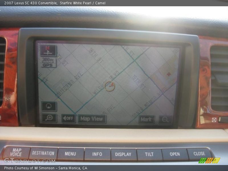 Starfire White Pearl / Camel 2007 Lexus SC 430 Convertible