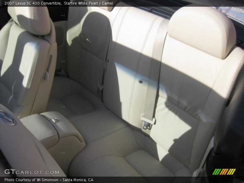 Starfire White Pearl / Camel 2007 Lexus SC 430 Convertible