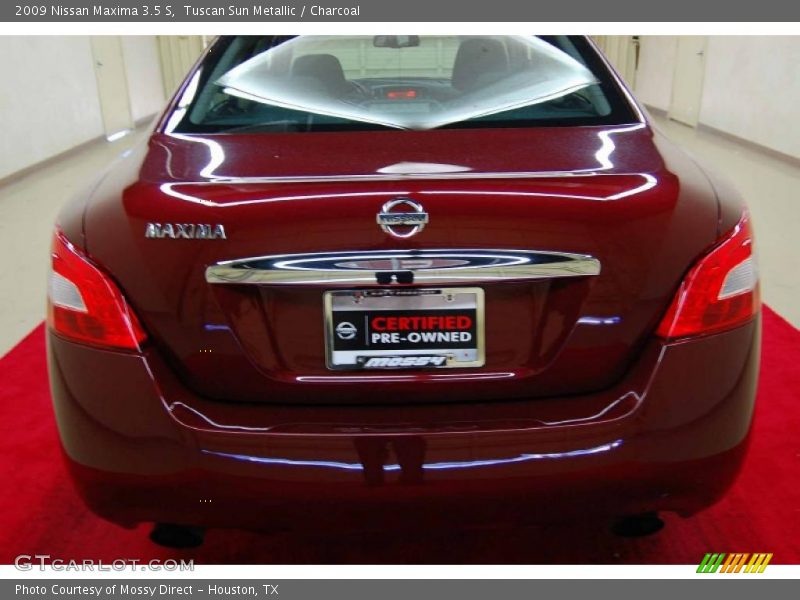 Tuscan Sun Metallic / Charcoal 2009 Nissan Maxima 3.5 S