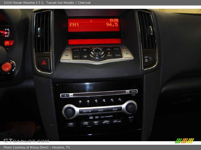 Tuscan Sun Metallic / Charcoal 2009 Nissan Maxima 3.5 S