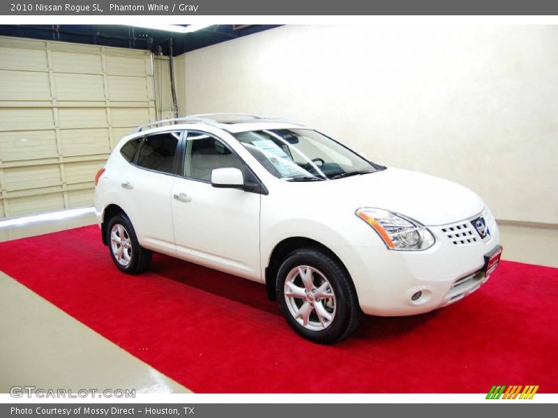 Phantom White / Gray 2010 Nissan Rogue SL