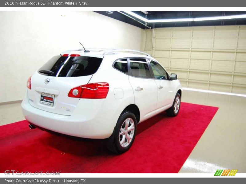 Phantom White / Gray 2010 Nissan Rogue SL