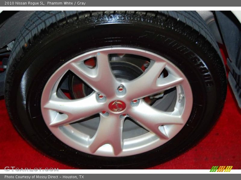Phantom White / Gray 2010 Nissan Rogue SL