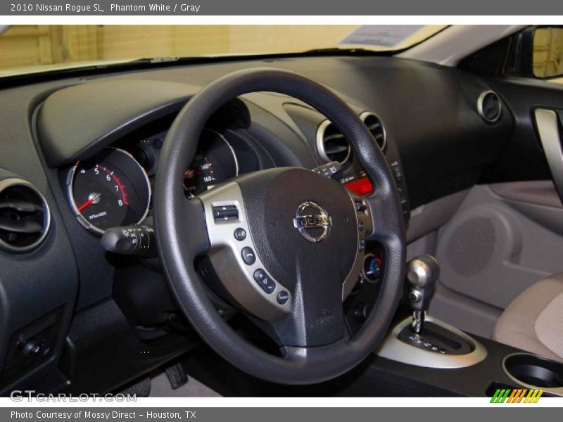 Phantom White / Gray 2010 Nissan Rogue SL