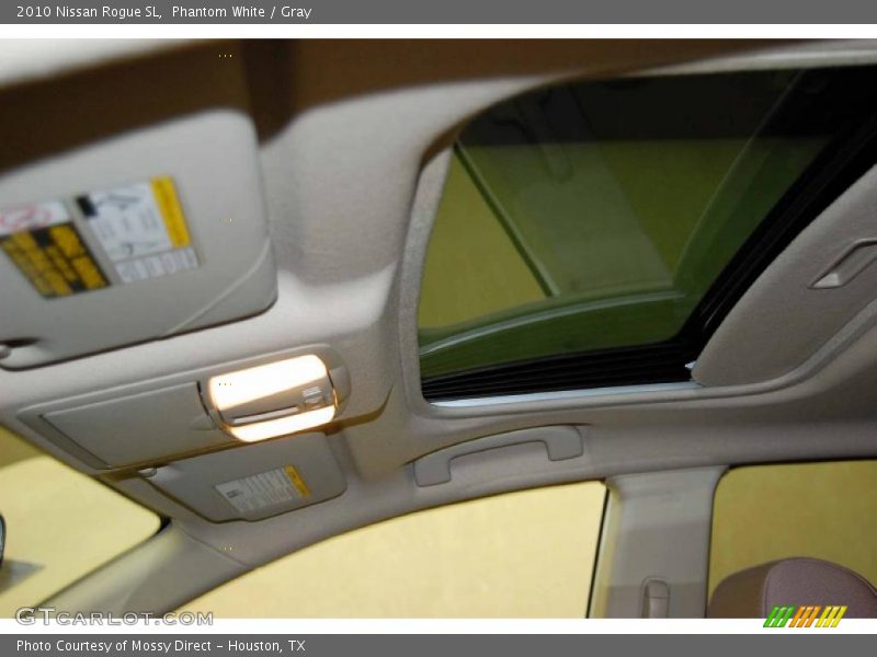 Phantom White / Gray 2010 Nissan Rogue SL