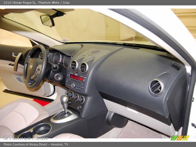 Phantom White / Gray 2010 Nissan Rogue SL