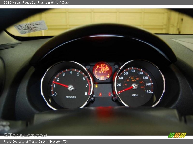 Phantom White / Gray 2010 Nissan Rogue SL