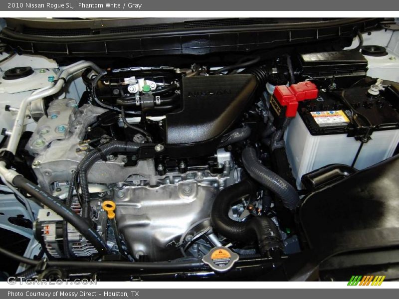 Phantom White / Gray 2010 Nissan Rogue SL