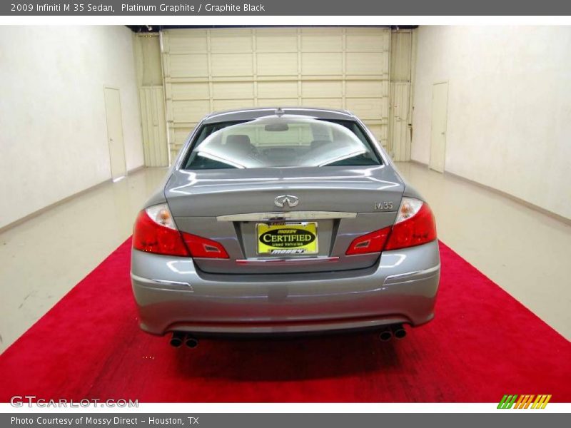 Platinum Graphite / Graphite Black 2009 Infiniti M 35 Sedan