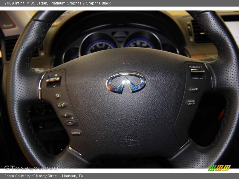 Platinum Graphite / Graphite Black 2009 Infiniti M 35 Sedan
