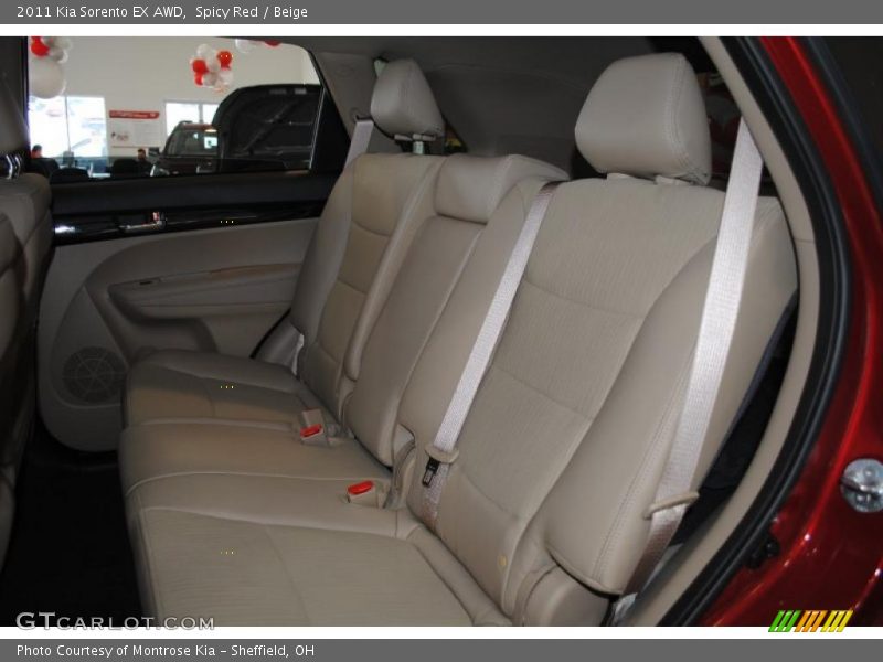 Spicy Red / Beige 2011 Kia Sorento EX AWD