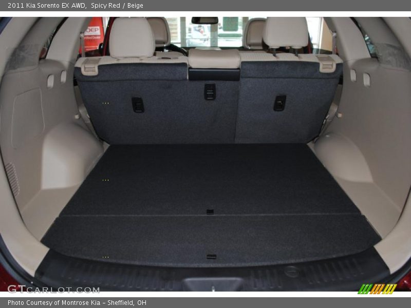 Spicy Red / Beige 2011 Kia Sorento EX AWD