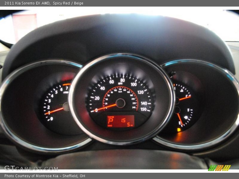 Spicy Red / Beige 2011 Kia Sorento EX AWD