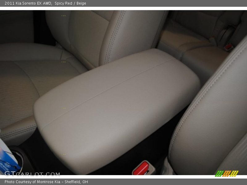 Spicy Red / Beige 2011 Kia Sorento EX AWD