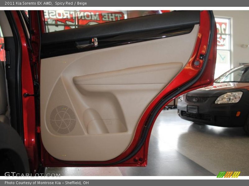 Spicy Red / Beige 2011 Kia Sorento EX AWD