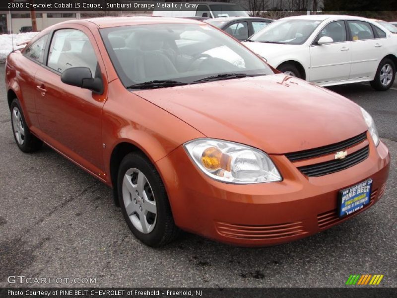 Sunburst Orange Metallic / Gray 2006 Chevrolet Cobalt LS Coupe