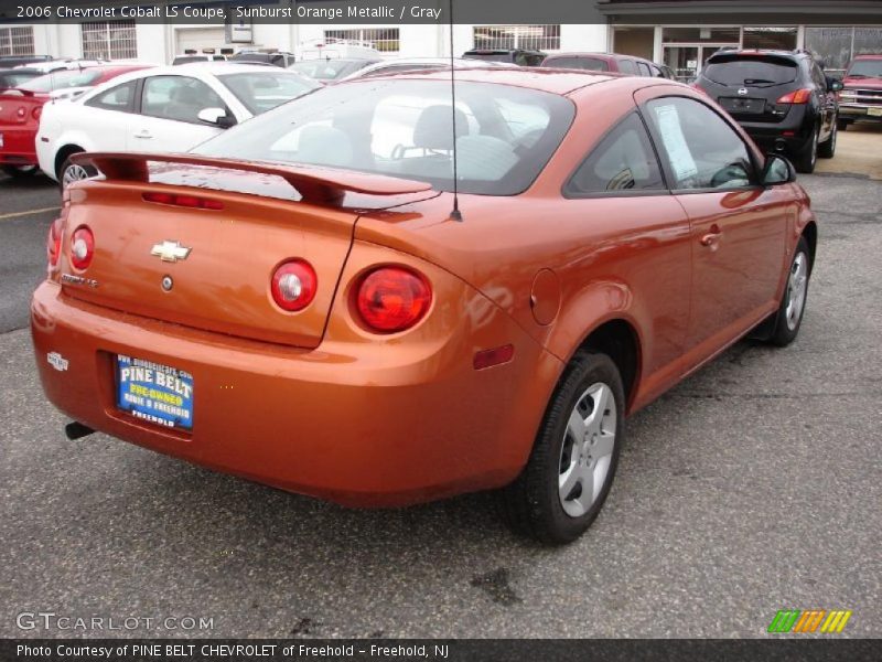 Sunburst Orange Metallic / Gray 2006 Chevrolet Cobalt LS Coupe