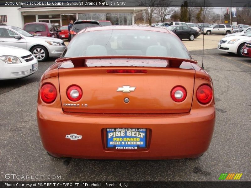 Sunburst Orange Metallic / Gray 2006 Chevrolet Cobalt LS Coupe