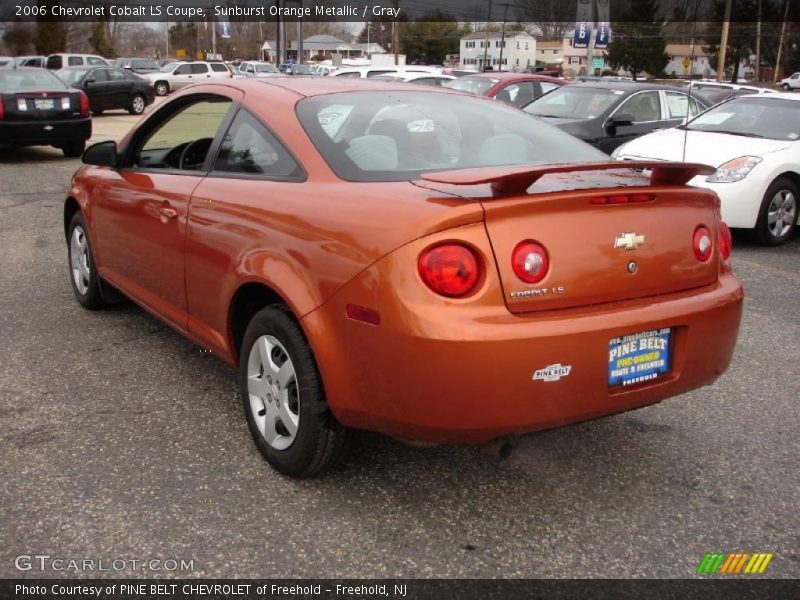 Sunburst Orange Metallic / Gray 2006 Chevrolet Cobalt LS Coupe