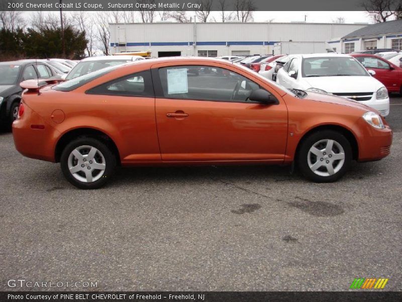 Sunburst Orange Metallic / Gray 2006 Chevrolet Cobalt LS Coupe