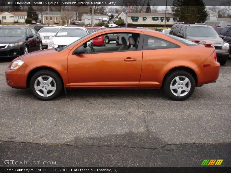 Sunburst Orange Metallic / Gray 2006 Chevrolet Cobalt LS Coupe