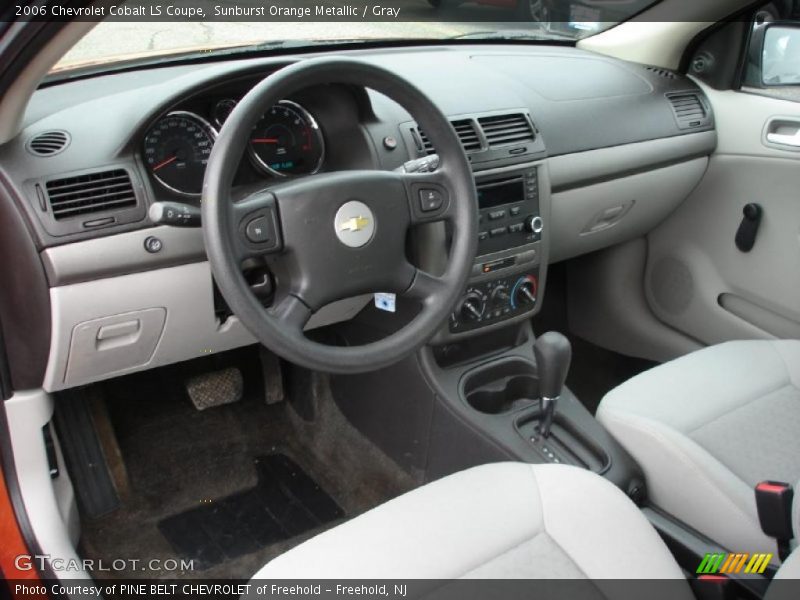 Sunburst Orange Metallic / Gray 2006 Chevrolet Cobalt LS Coupe