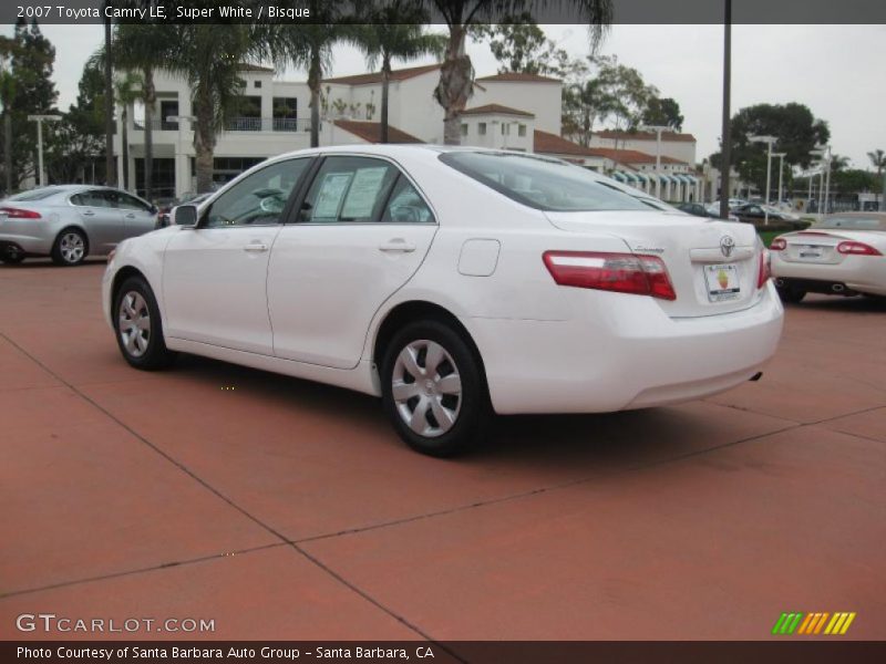 Super White / Bisque 2007 Toyota Camry LE