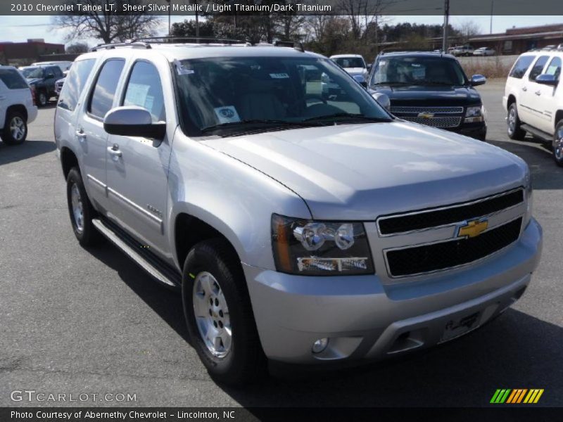 Sheer Silver Metallic / Light Titanium/Dark Titanium 2010 Chevrolet Tahoe LT