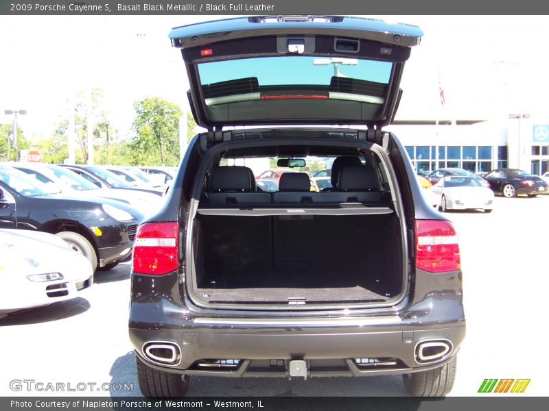 Basalt Black Metallic / Black Full Leather 2009 Porsche Cayenne S