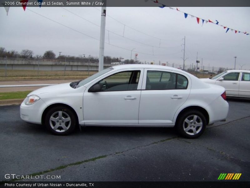 Summit White / Gray 2006 Chevrolet Cobalt LS Sedan