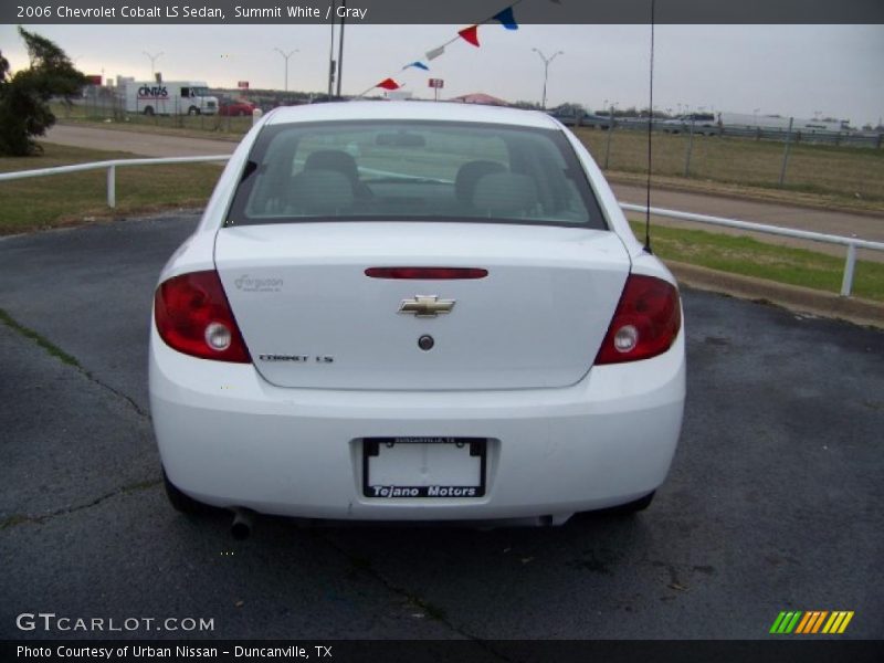 Summit White / Gray 2006 Chevrolet Cobalt LS Sedan