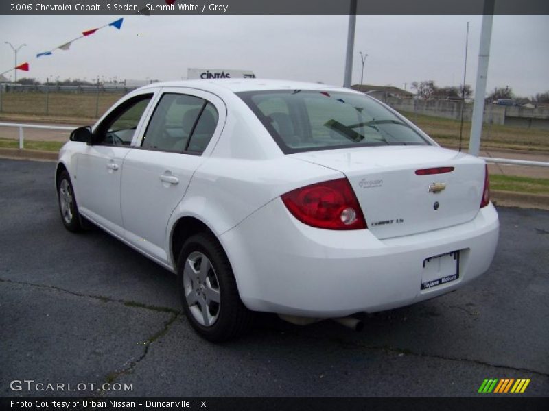 Summit White / Gray 2006 Chevrolet Cobalt LS Sedan