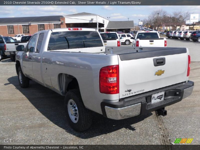 Sheer Silver Metallic / Light Titanium/Ebony 2010 Chevrolet Silverado 2500HD Extended Cab
