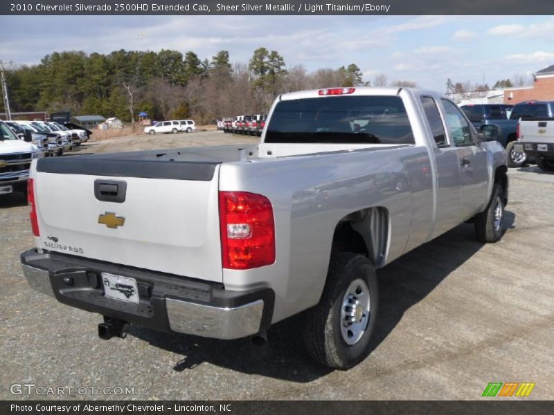 Sheer Silver Metallic / Light Titanium/Ebony 2010 Chevrolet Silverado 2500HD Extended Cab