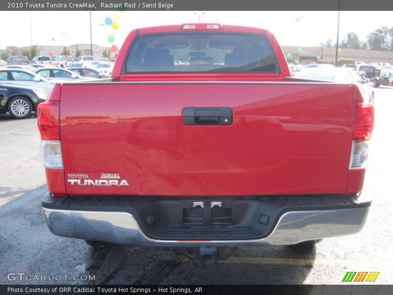 Radiant Red / Sand Beige 2010 Toyota Tundra CrewMax
