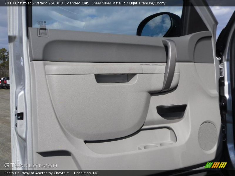 Sheer Silver Metallic / Light Titanium/Ebony 2010 Chevrolet Silverado 2500HD Extended Cab