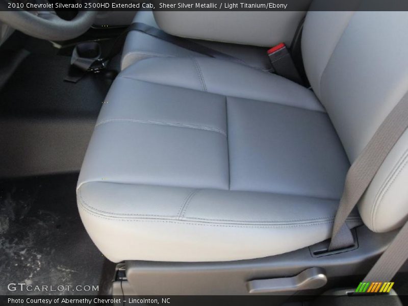 Sheer Silver Metallic / Light Titanium/Ebony 2010 Chevrolet Silverado 2500HD Extended Cab