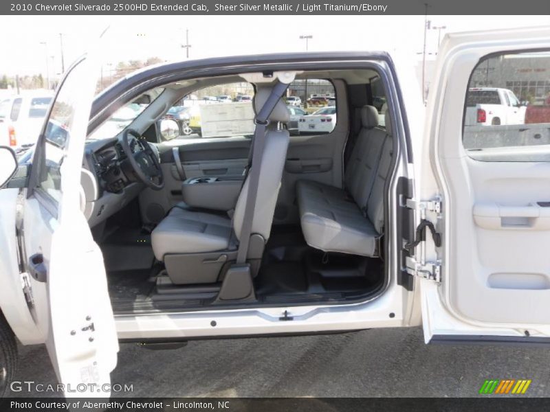 Sheer Silver Metallic / Light Titanium/Ebony 2010 Chevrolet Silverado 2500HD Extended Cab