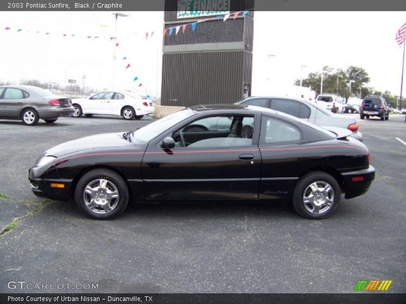 Black / Graphite 2003 Pontiac Sunfire