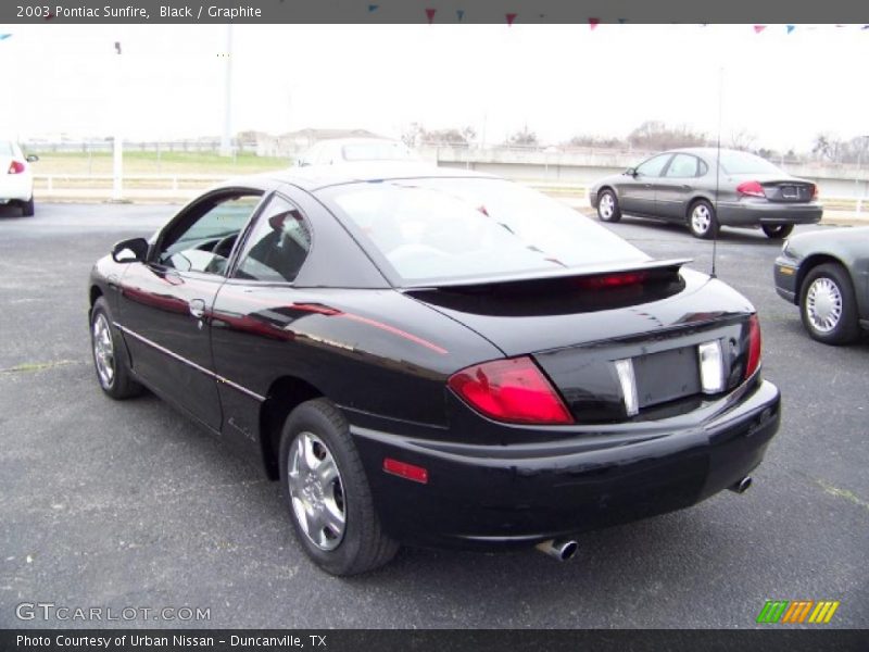 Black / Graphite 2003 Pontiac Sunfire