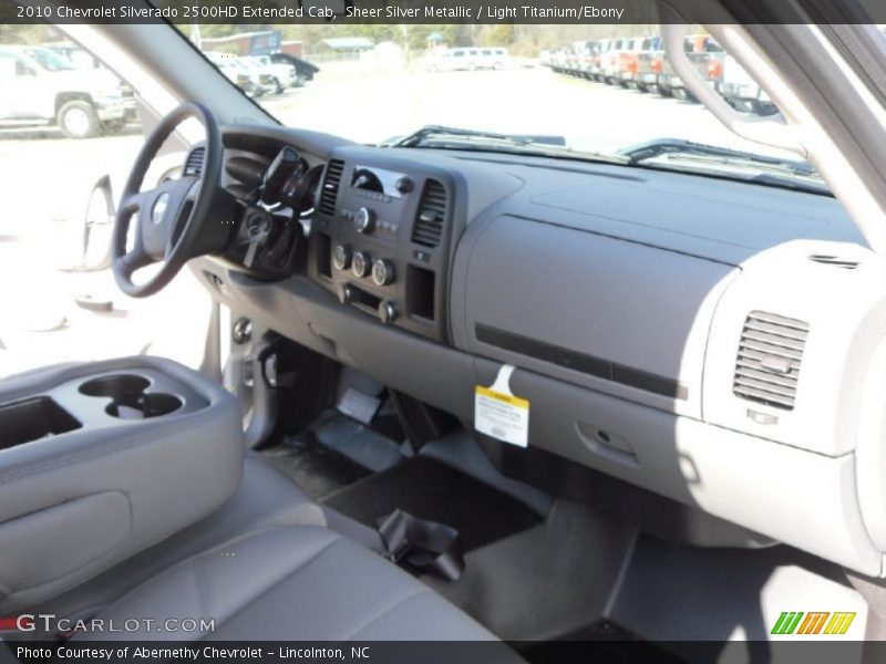 Sheer Silver Metallic / Light Titanium/Ebony 2010 Chevrolet Silverado 2500HD Extended Cab