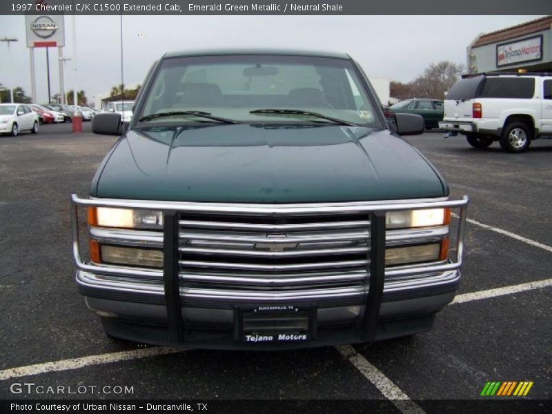 Emerald Green Metallic / Neutral Shale 1997 Chevrolet C/K C1500 Extended Cab